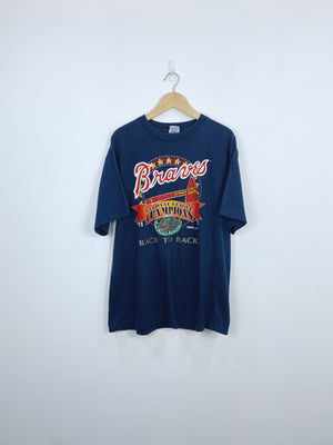Vintage 1992 Atlanta Braves Championship T-shirt L