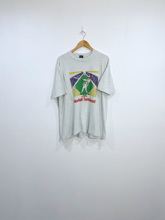 Vintage 1993 Baseball Tournament T-shirt L