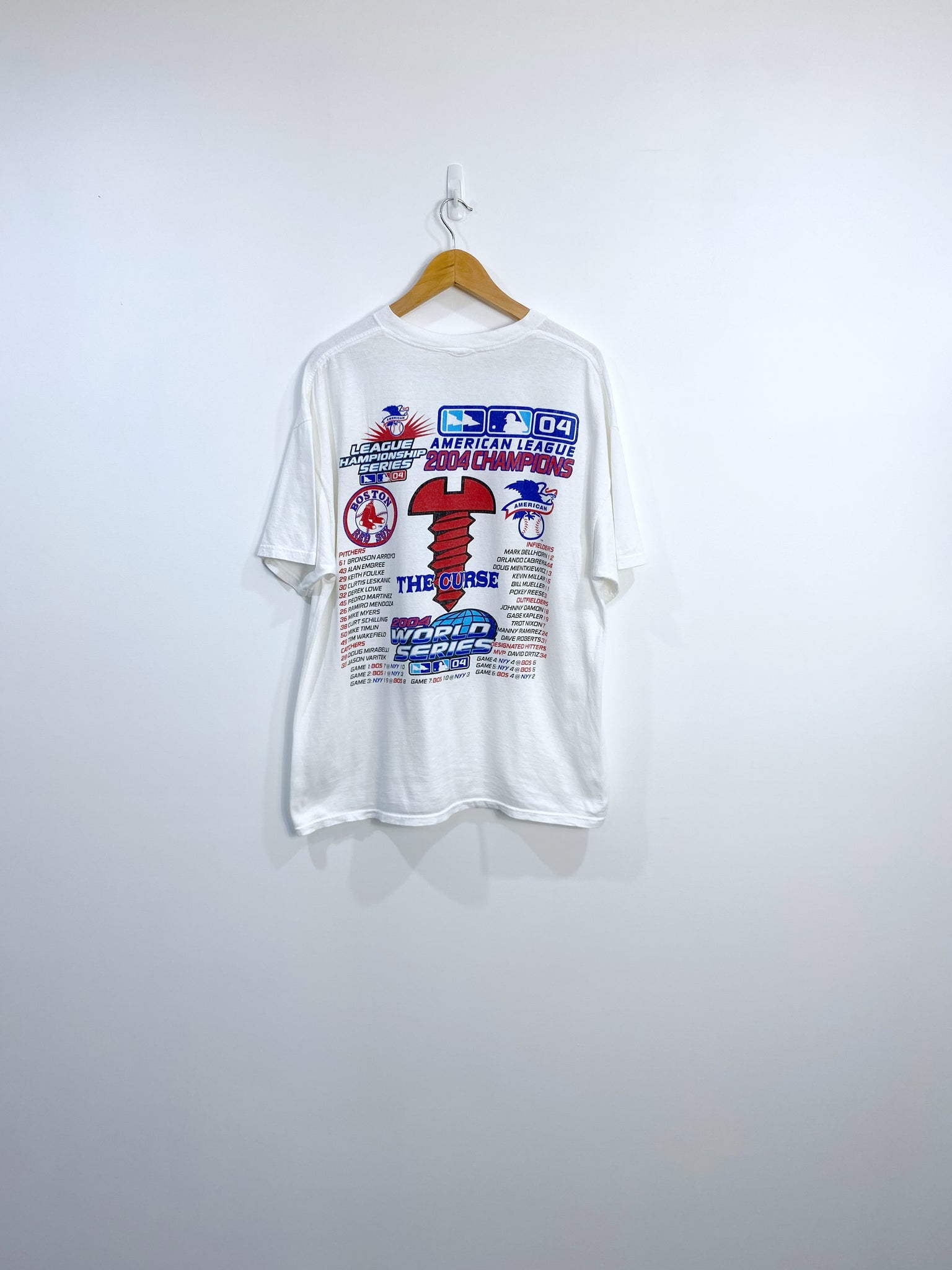 Vintage Boston Red Sox Championship T-shirt L