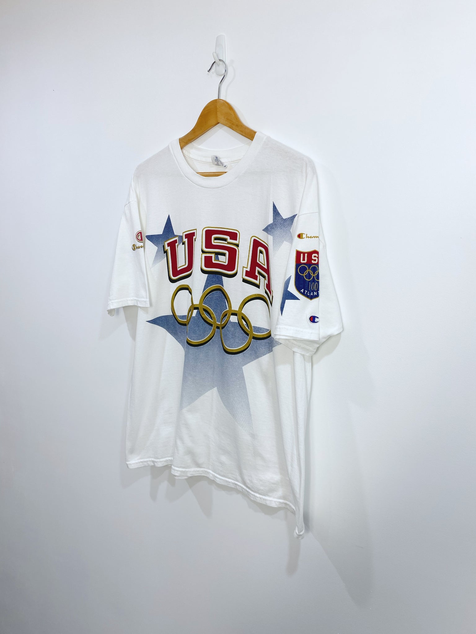 Vintage 1996 Champion USA Olympics T-shirt L
