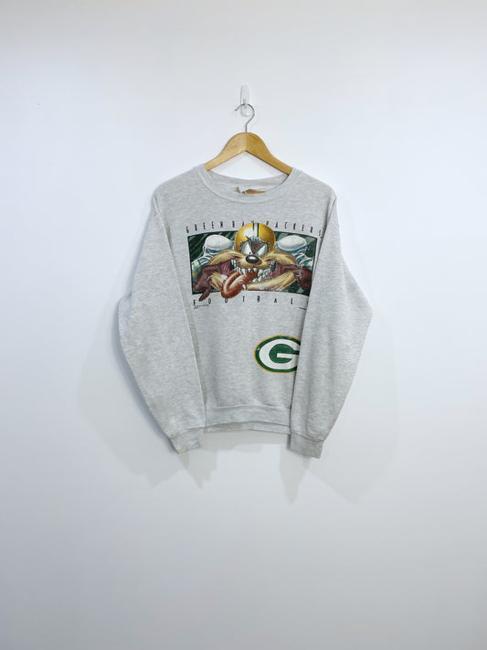 Vintage 1997 Taz GreenBay Packers Sweatshirt M