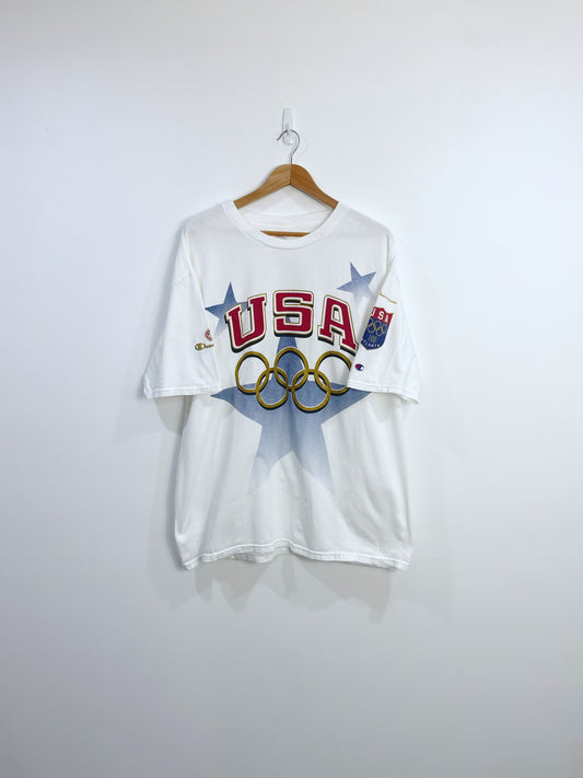 Vintage 90s Champion USA Olympics T-shirt L