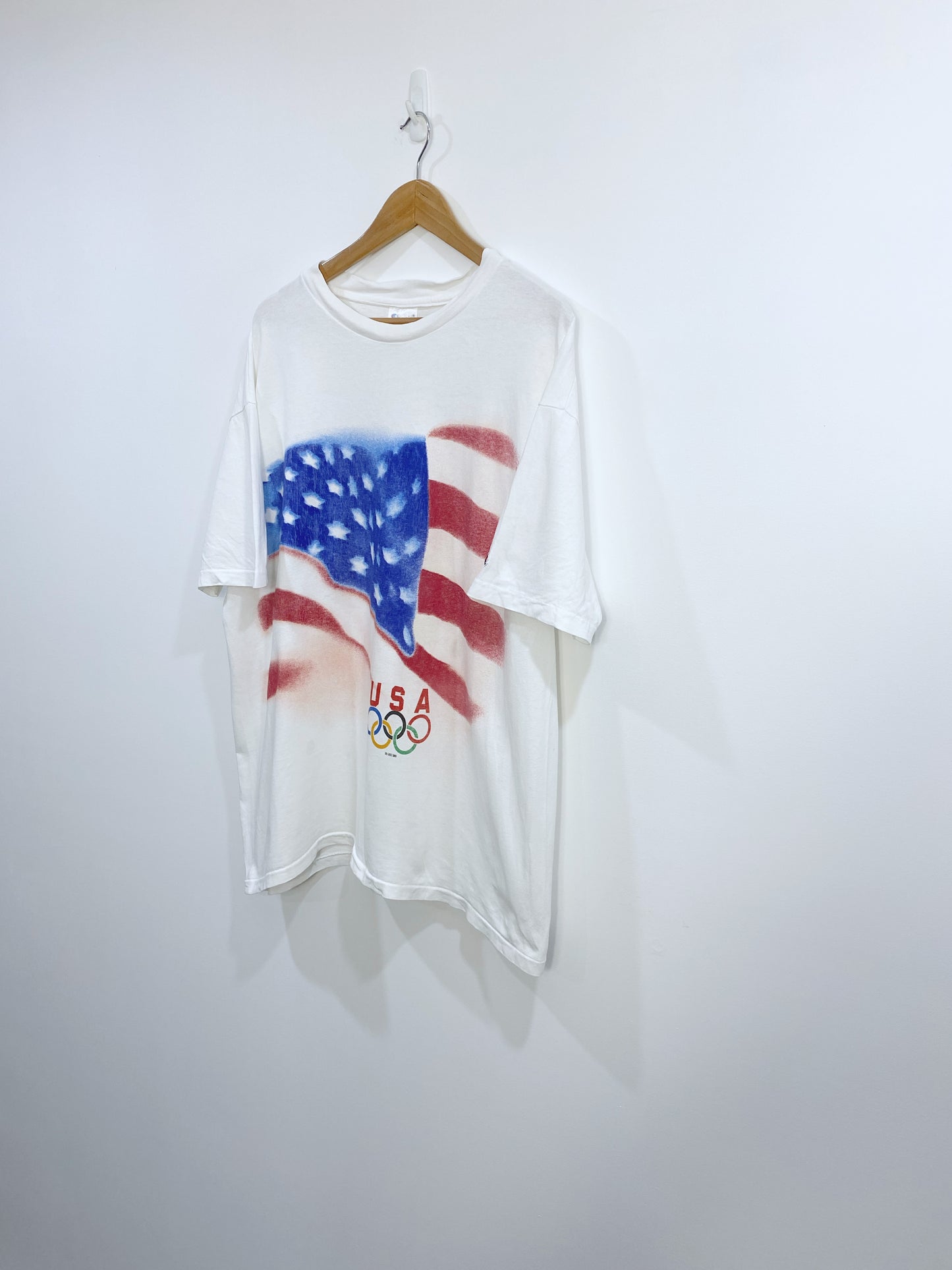 Vintage 90s USA Olympics T-shirt L