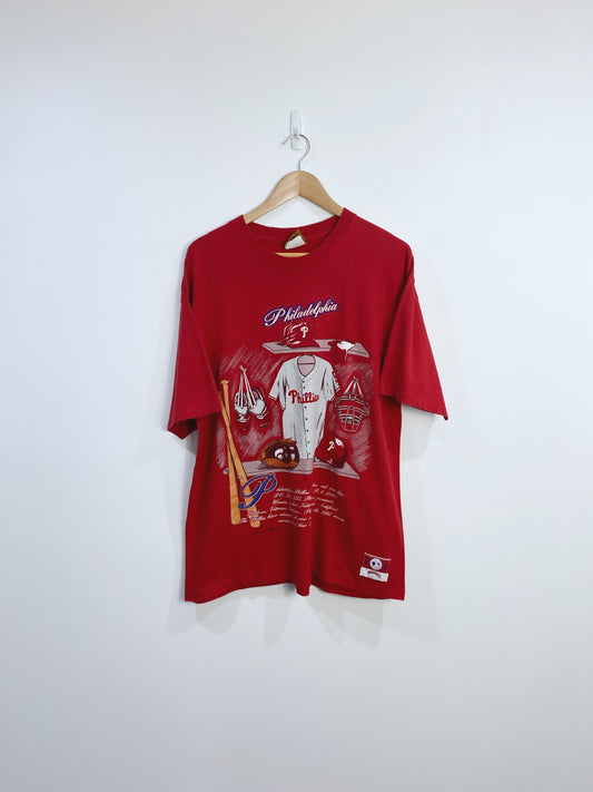 Vintage 1992 Philadelphia Phillies T-shirt L