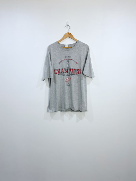 Vintage Detroit RedWings Championship T-shirt L