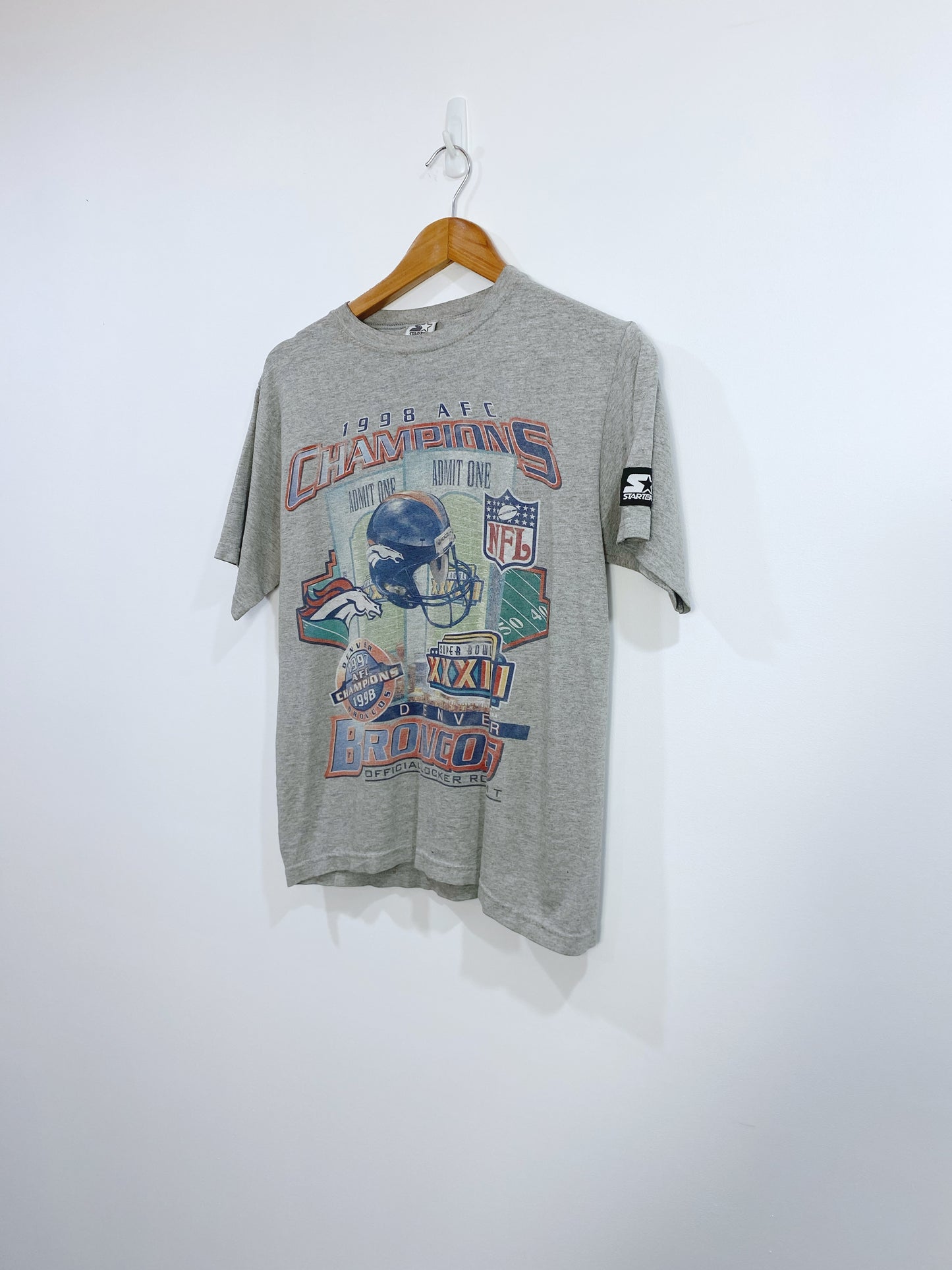 Vintage 1998 Denver Broncos Championship T-shirt S