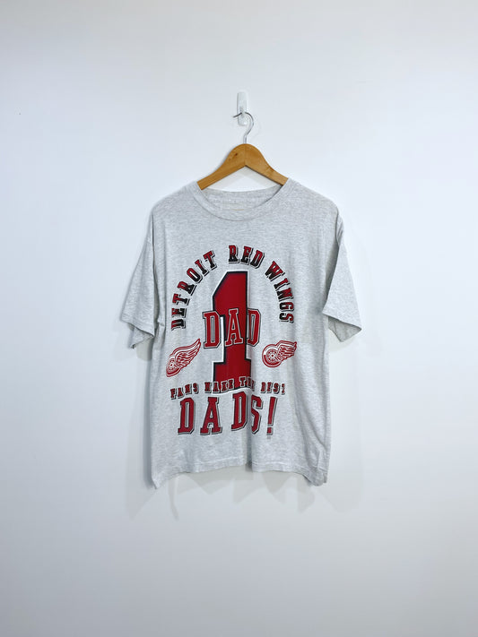 Vintage 90s Detroit RedWings T-shirt M