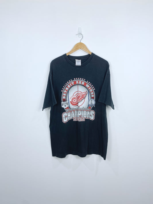 Vintage Detroit RedWings Championship T-shirt L