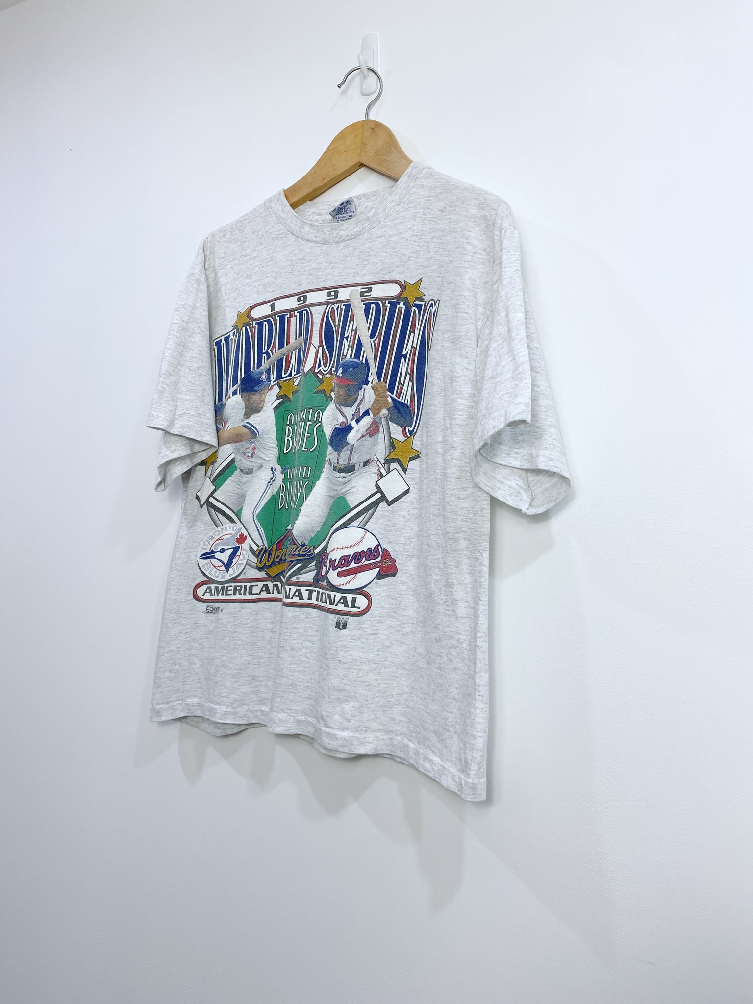 Vintage 1992 Blue Jays Vs Braves Championship T-shirt M