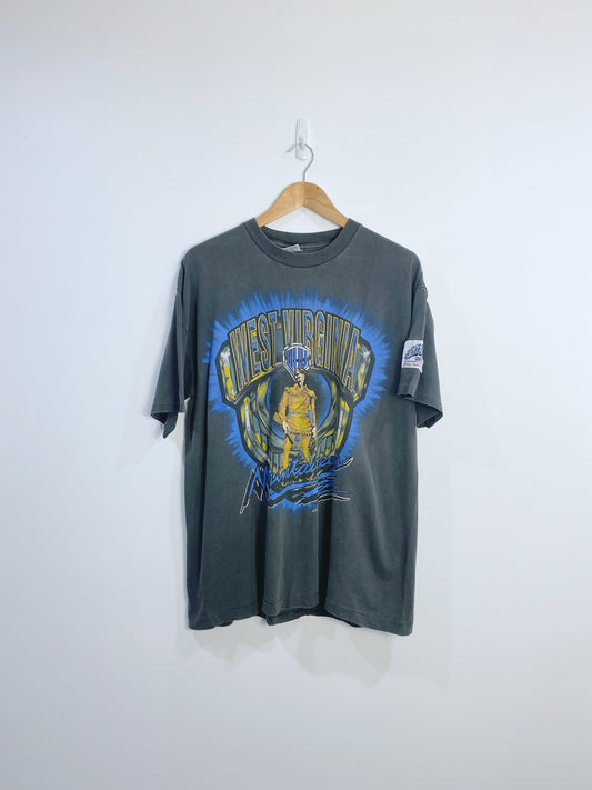 Vintage 90s West Virginia Mountaineers T-shirt L