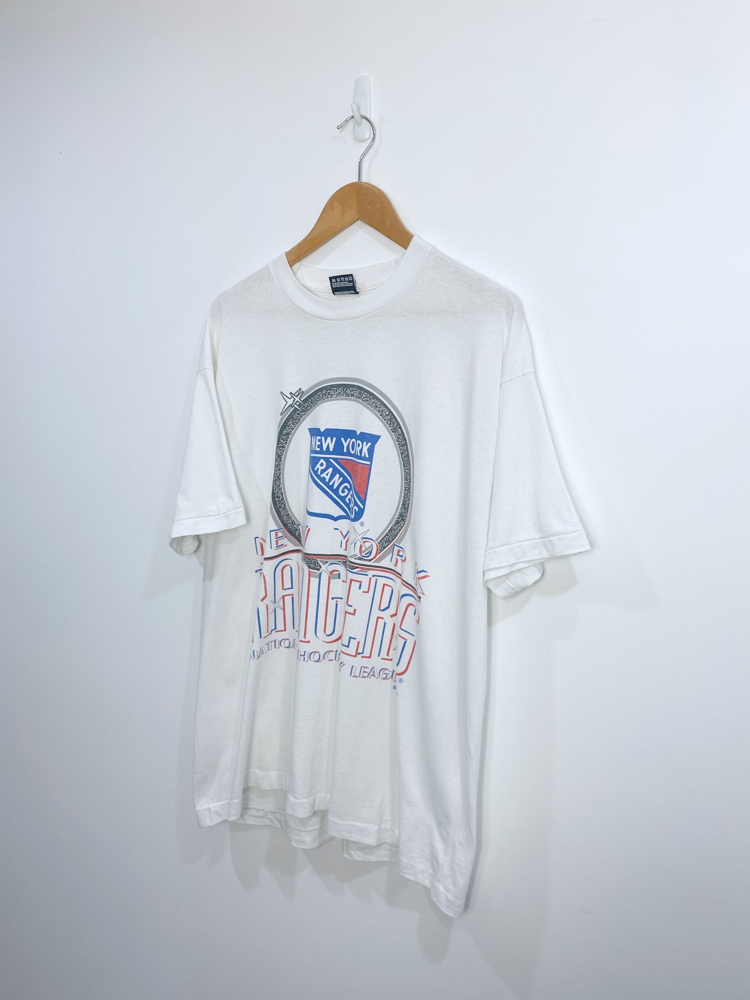 Vintage 90s New York Rangers T-shirt L