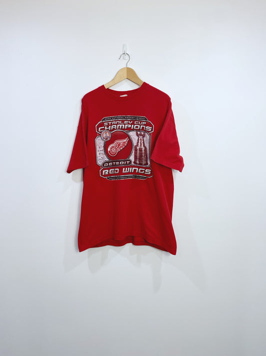 Vintage Detroit RedWings Championship T-shirt L