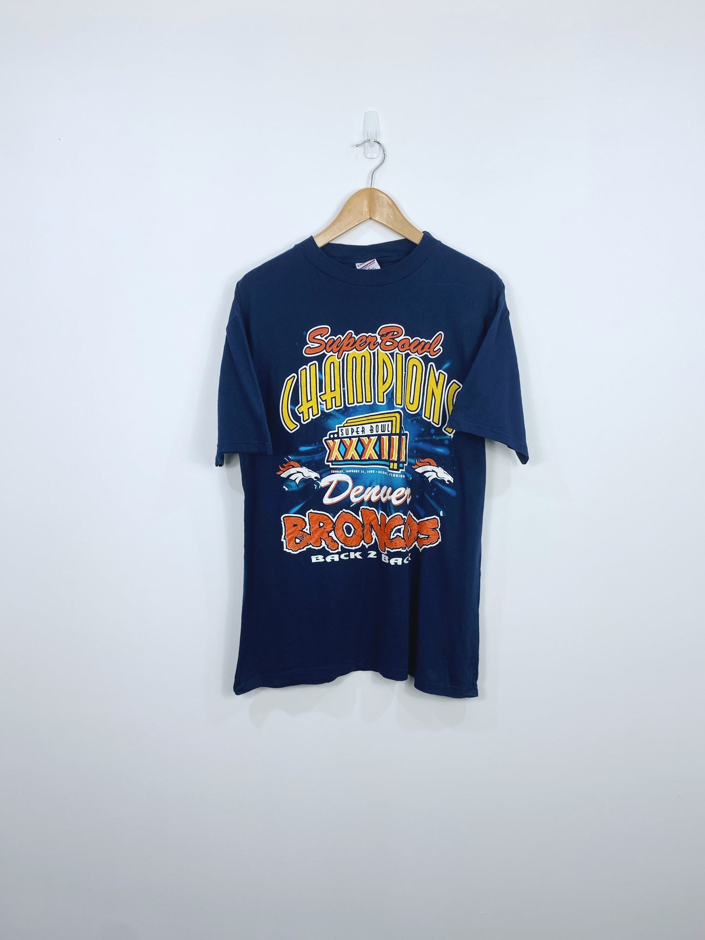 Vintage 1999 Denver Broncos Championship T-shirt L