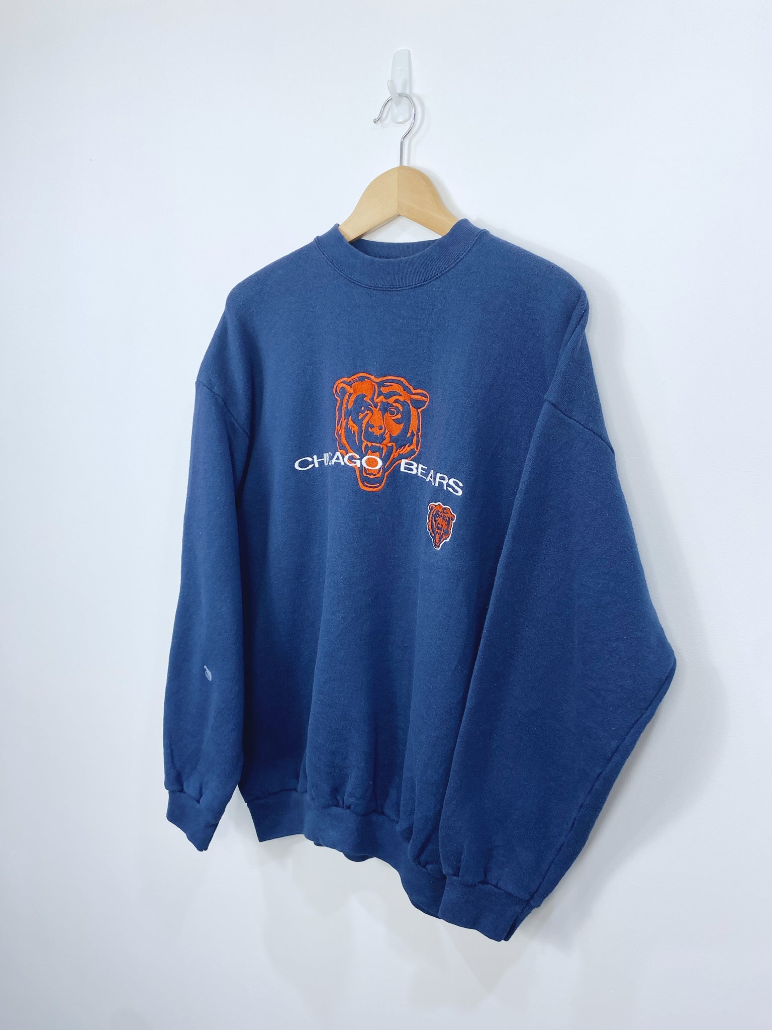 Vintage Chicago Bears Embroidered Sweatshirt L