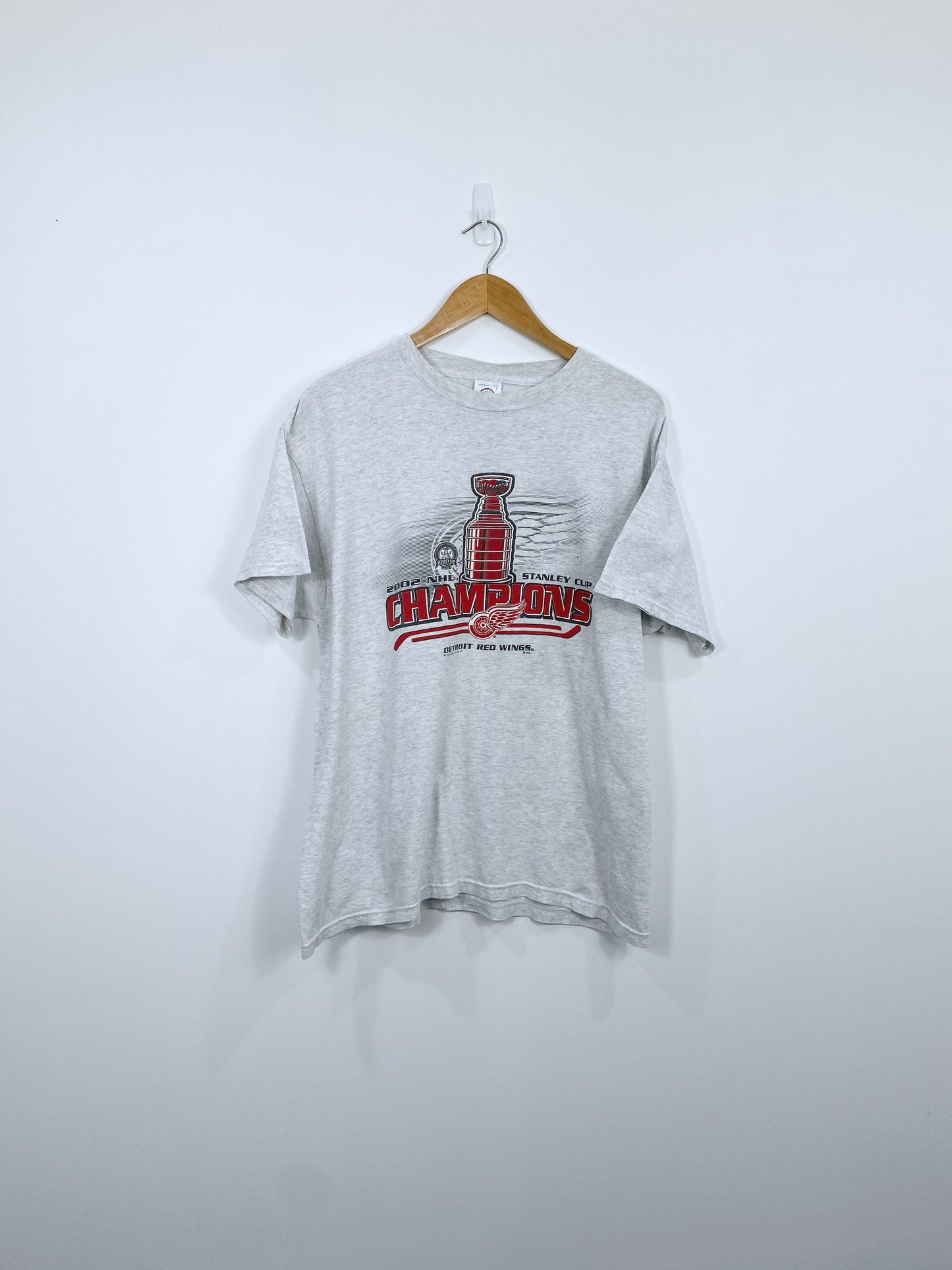 Vintage Detroit Red Wings Championship T-shirt L