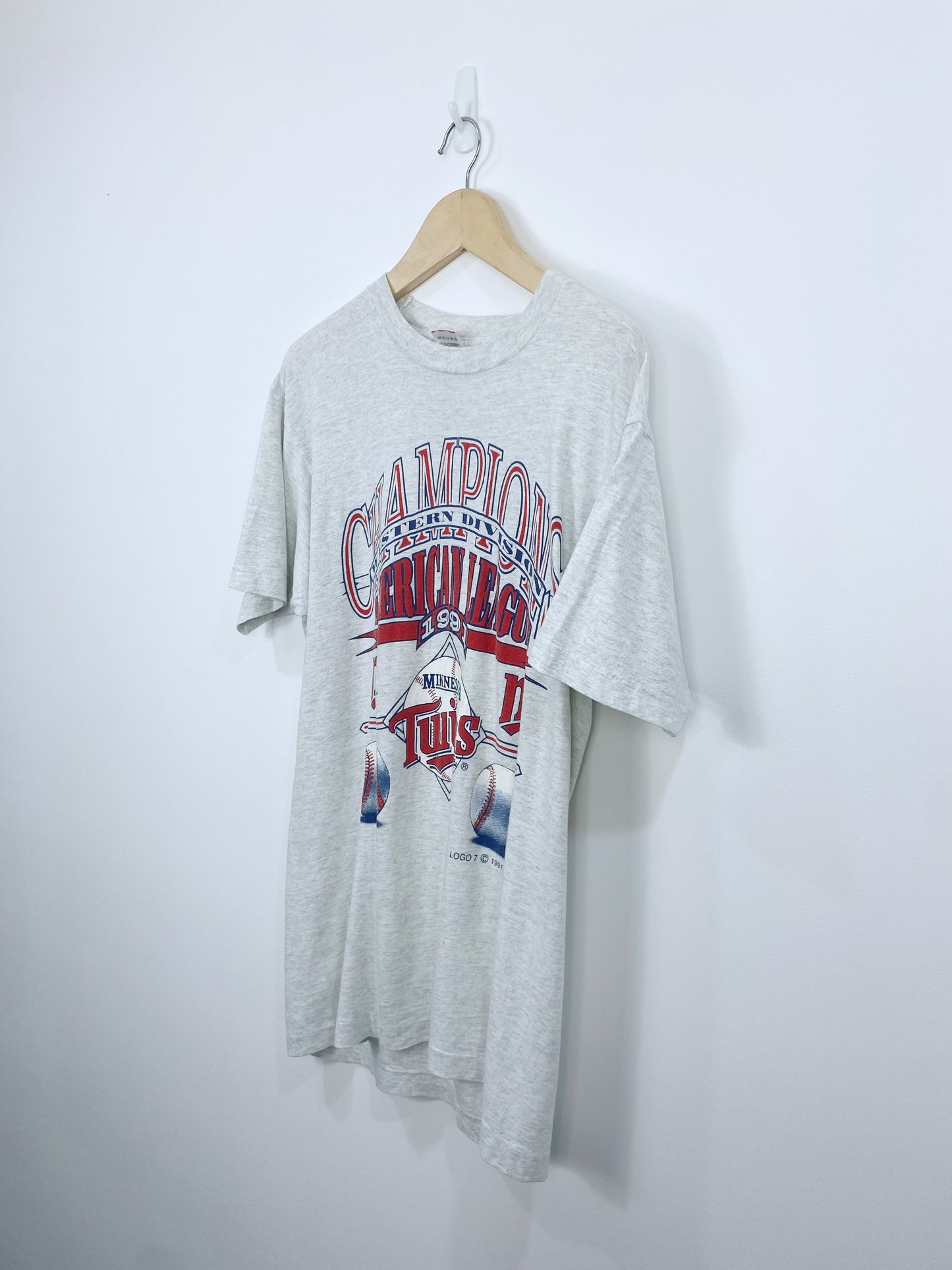 Vintage 1991 Minnesota Twins Championship T-shirt L