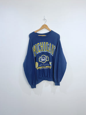 Vintage 90s Michigan Wolverines Sweatshirt L