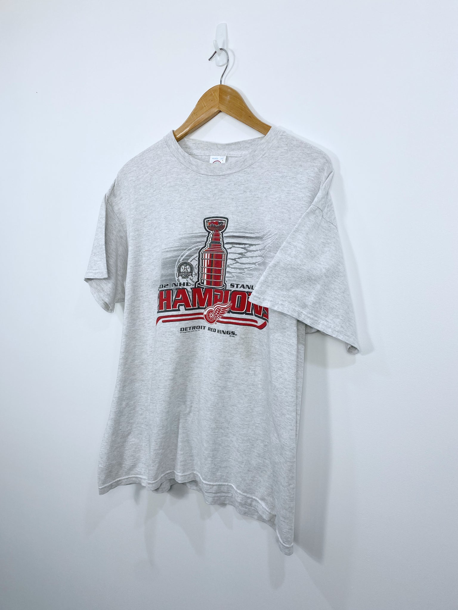Vintage Detroit Red Wings Championship T-shirt L